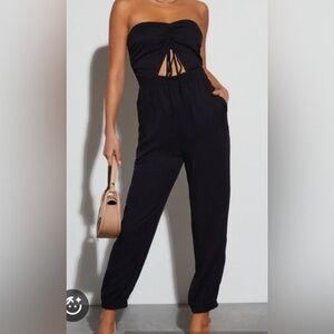 Vici Francine Pocketed Cutout Jumpsuit